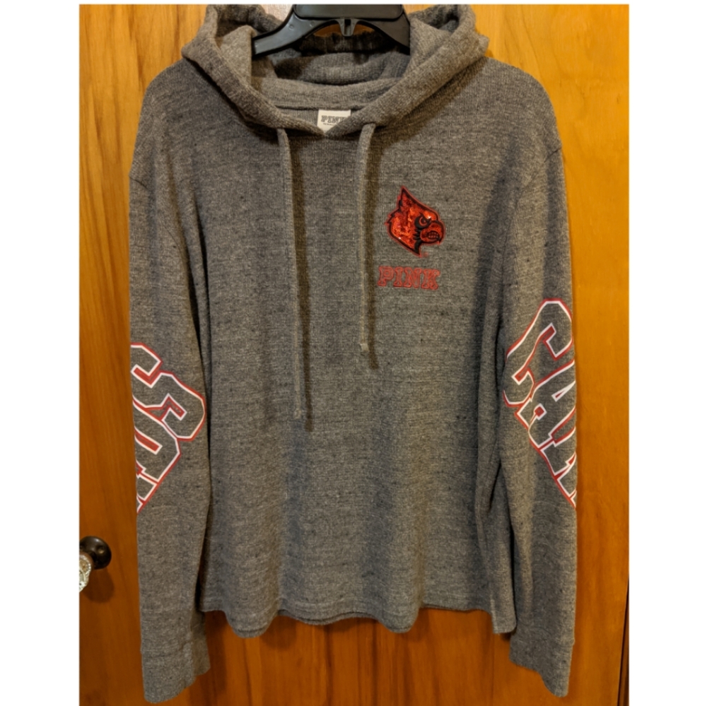 PINK hooded pullover